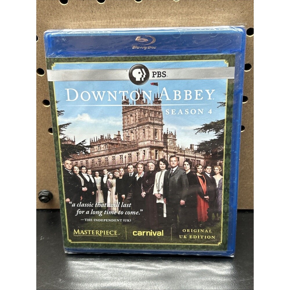 Downtown Abbey Season 4 Blu-Ray Original UK Edition PBS New Sealed!